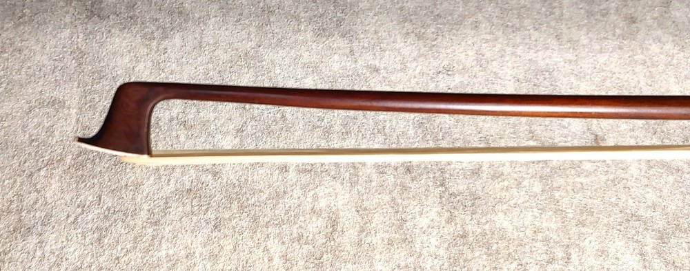 BAUSCH 4/4 violin Bow, Vintage, 63 Grams, Fully Lined, Sterling Windings