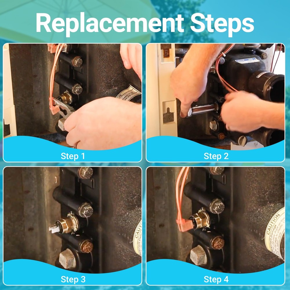 Funmit 420010063S High Limit Switch Replacement for Pentair StaRite MasterTem...