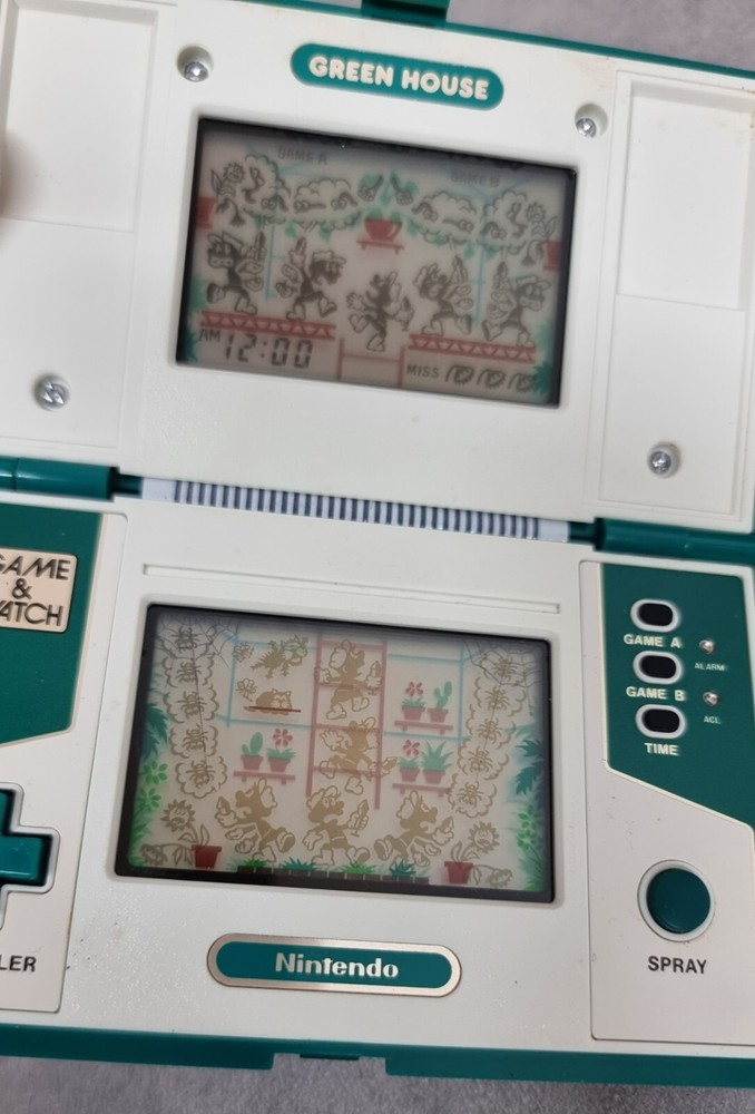 Nintendo Game & Whatch Green House Multi Screen