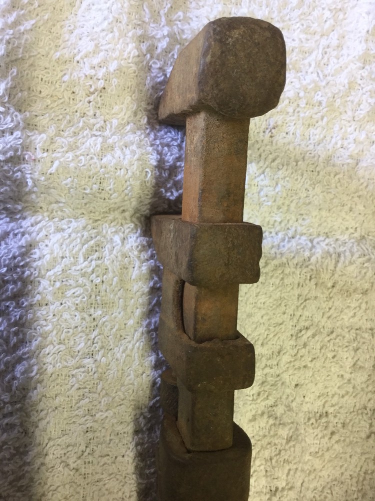 Vintage Monkey Wrench Wood Handle