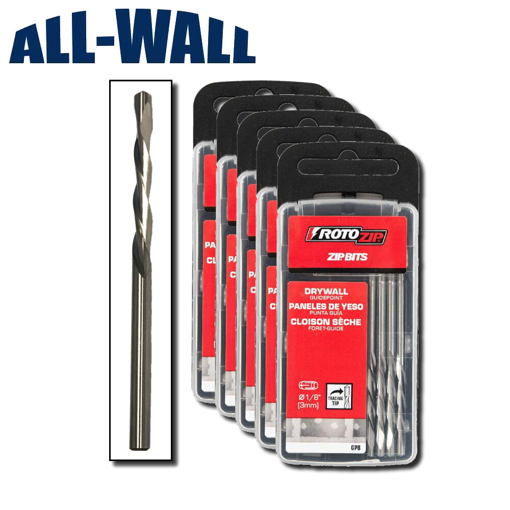 40-Pack Roto-Zip Drywall Cutout Bits - 1/8" Guide Point Zip Bits by Bosch