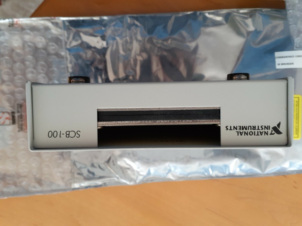 NI PXI6508 module, connector block and cable