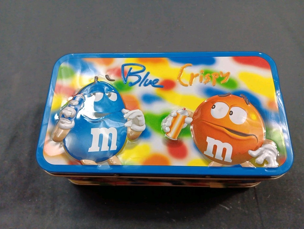 M&M's Tin Lunch Box Multicolored 8in.×4.5in.×3in.