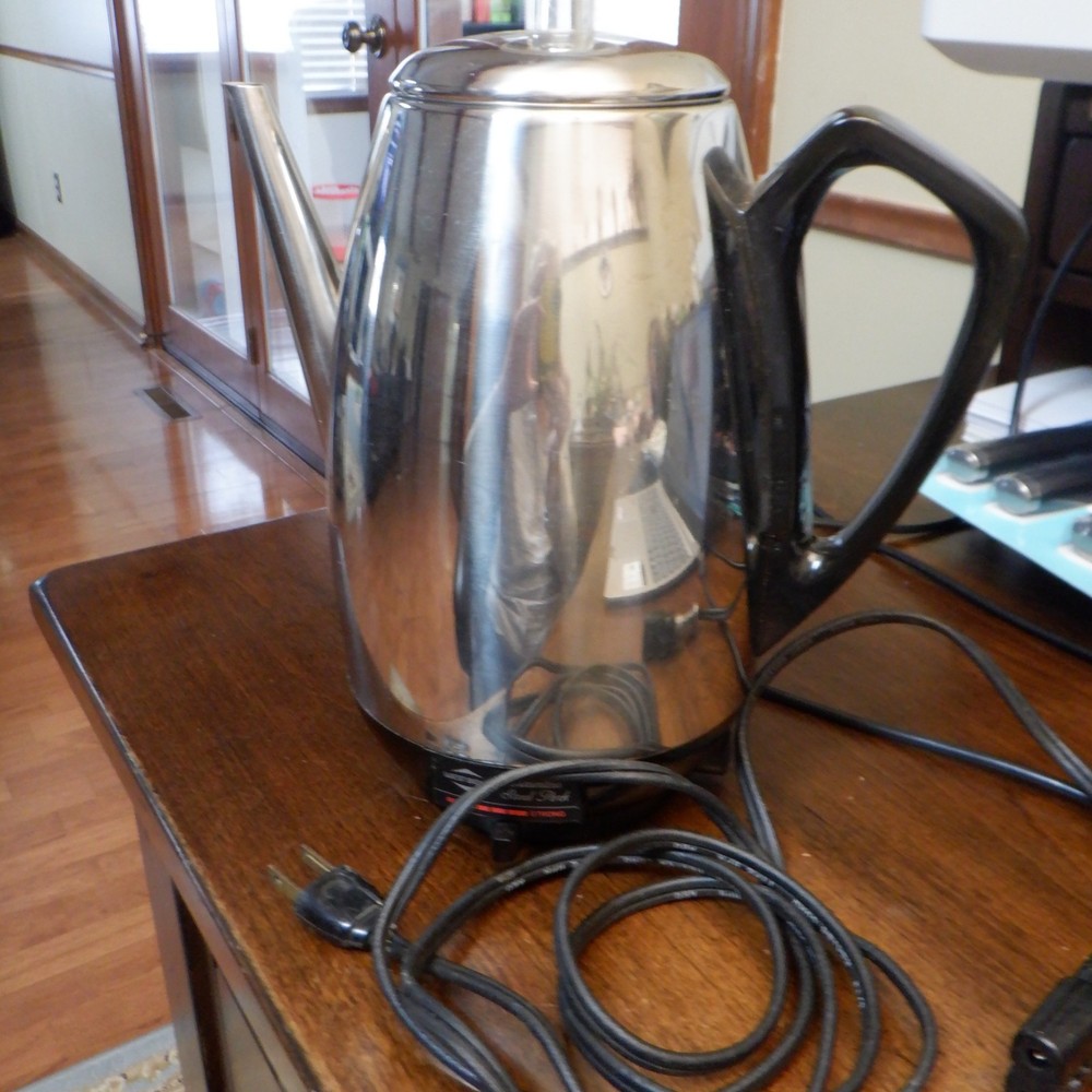 West Bend 9 Cup Stainless Steel Percolator