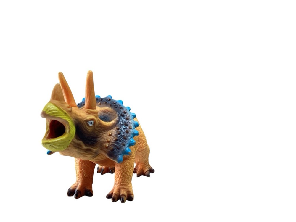 Triceratops Dinosaur Toy Figure Plastic
