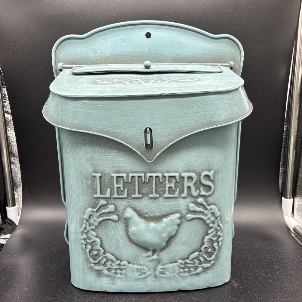 Mailbox Wall Mount Letters Post Box Front Door Decoration only Chicken