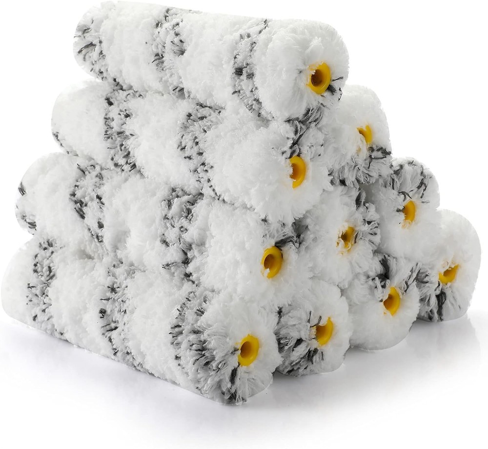 Paint Roller 6 Inch 3/4 in Naps,High-Density Microfiber Mini 6