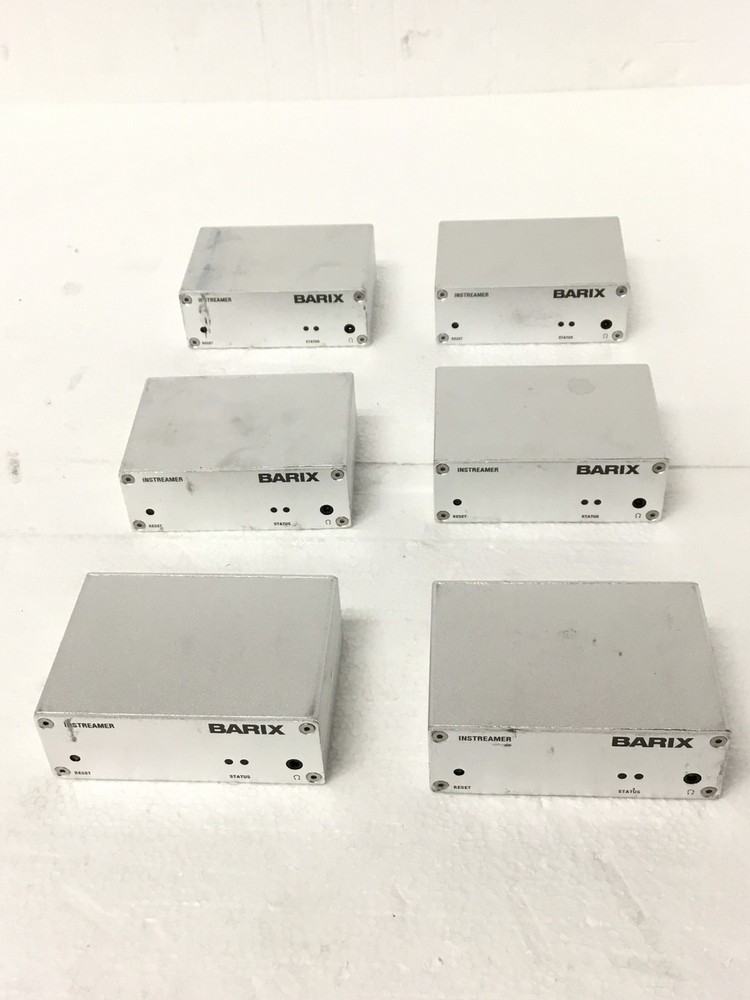 Barix Instreamer 2012.8076 IP Audio Encoder No AC Adapter, WORKING FREE SHIPPING