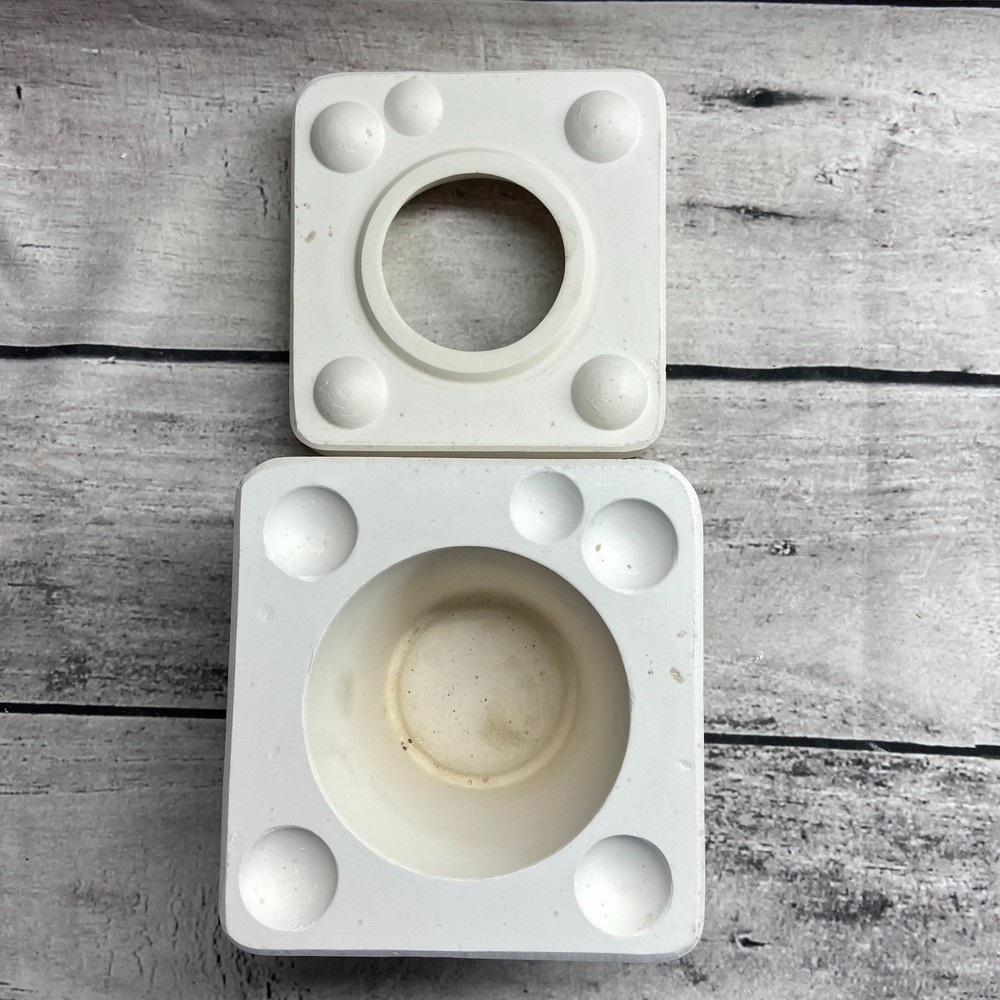 Vintage Unbranded Ceramic Casting Mold Sugar Bowl #W-460