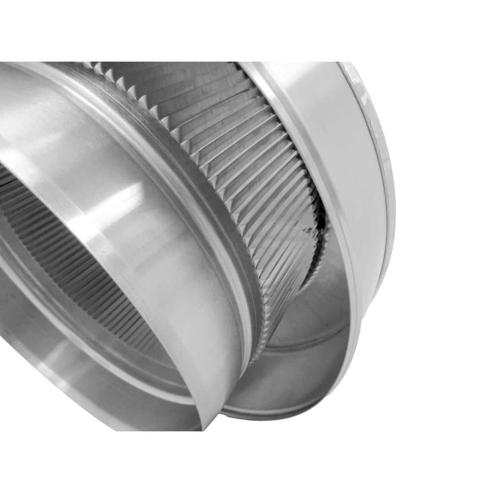 8 In. Dia. Aluminum Vent Pipe Cap In Mill Finish