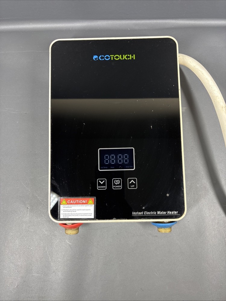 Tankless Water Heater Electric 240V, on Demand Instant Hot Water Heater Digital