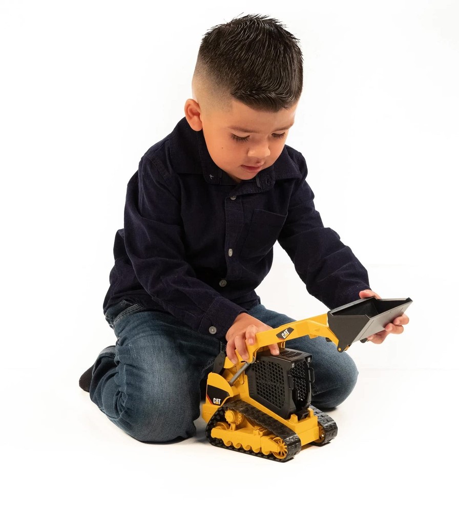 Toys - Construction Realistic CAT Compact Track Loader with Adjustable and Lo...
