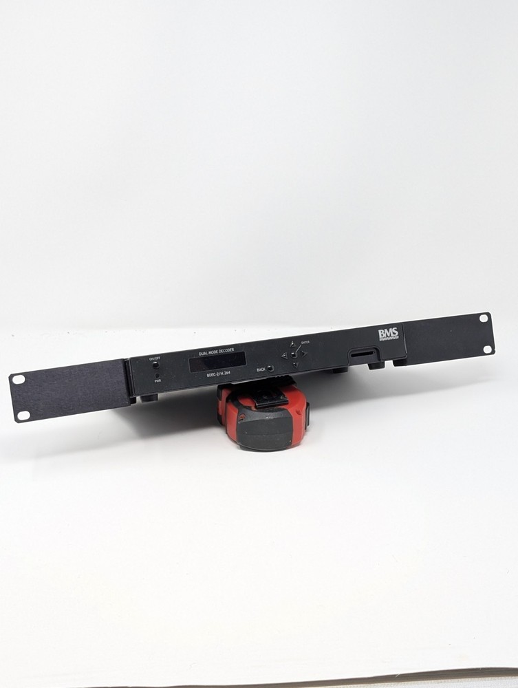 BMS BDEC-P2 Dual Mode Decoder BDEC-Pro Series 2 MPEG2 H.264 UNTESTED Parts