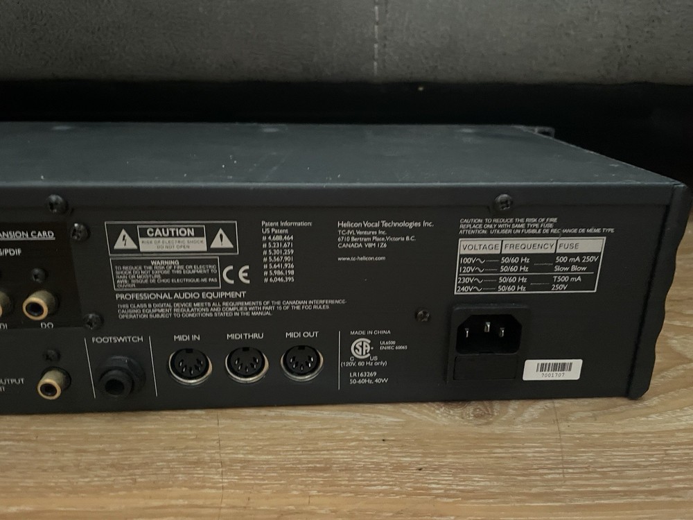 TC Helicon Voice Prism Plus Vocal Processor SHIPS FREE!