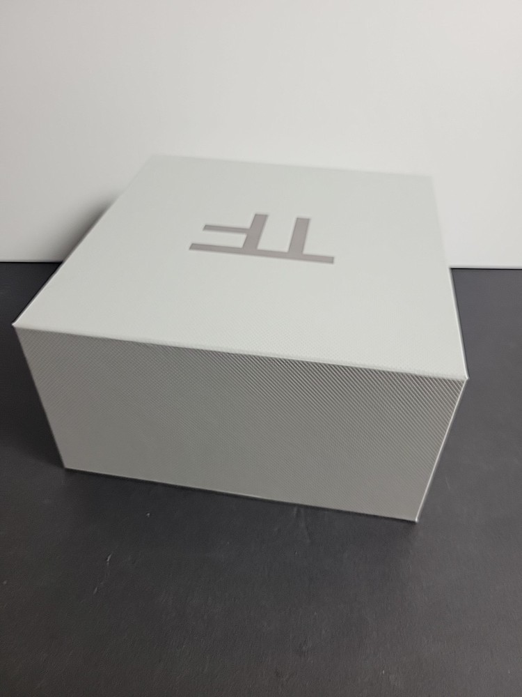 Authentic TOM FORD Square Empty Gift Box Container Gray aprx 8 x 8 x 4