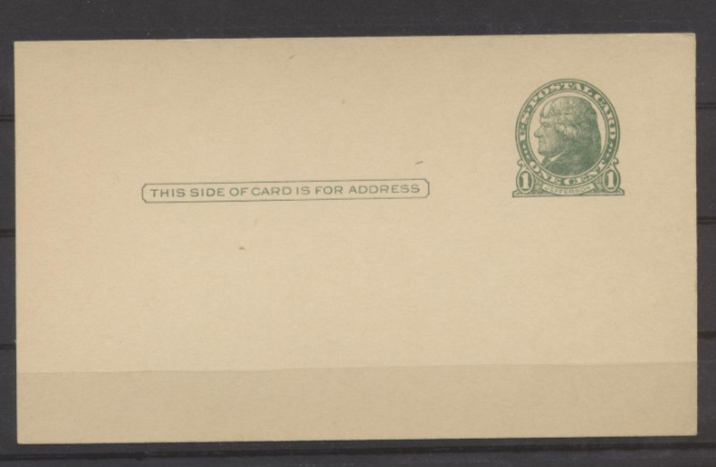 UX27 US Thomas Jefferson MINT  1914  1¢ Postal Card