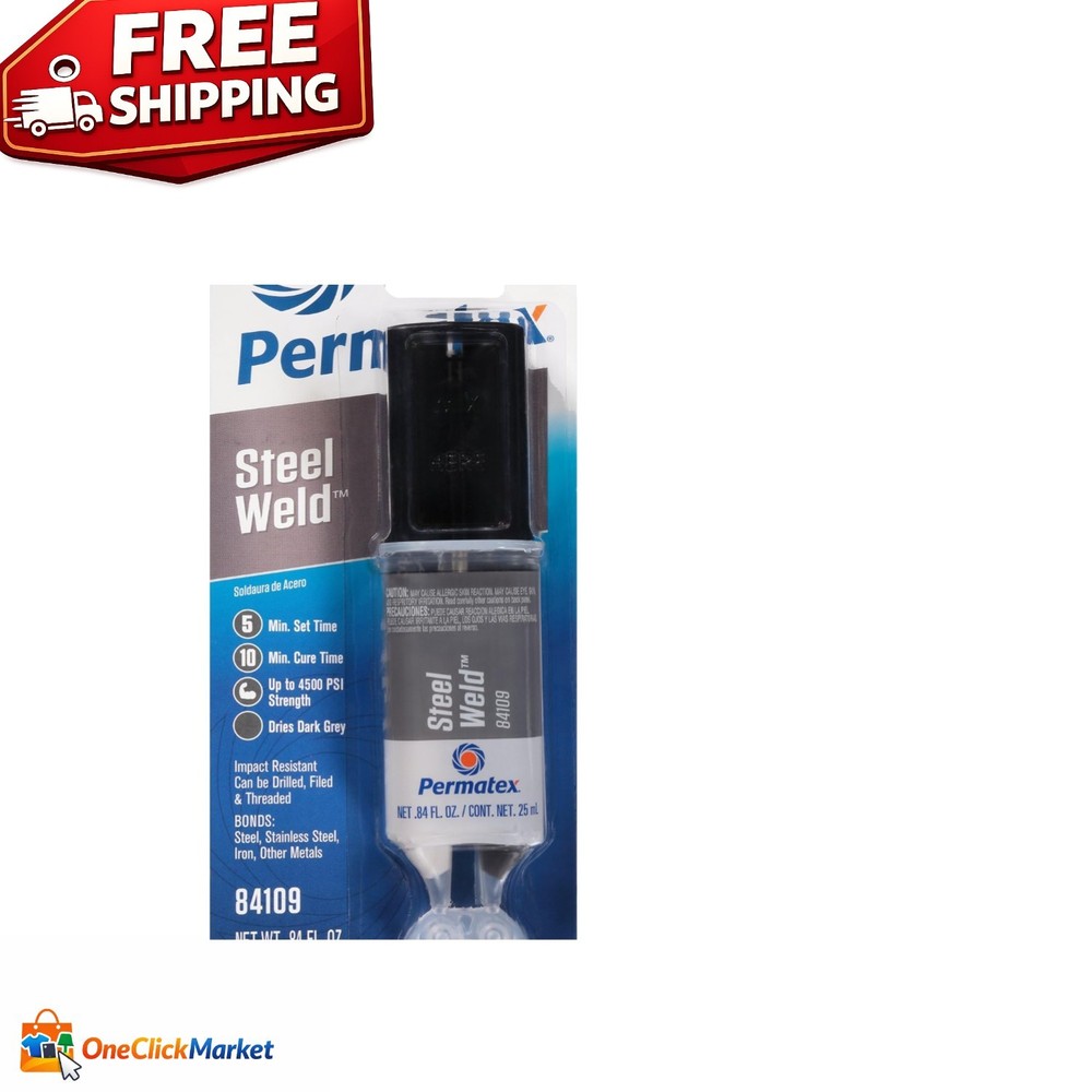 PermaPoxy 4 Minute Multi-Metal Epoxy Adhesive, 0.84 oz - Quick & Strong Solution