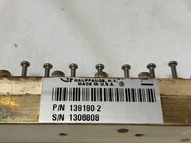 MITEQ Filter P/N 139190-2