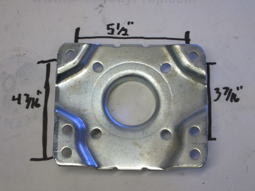 Bolt On Mounting Plate for Marine Swivel Jacks