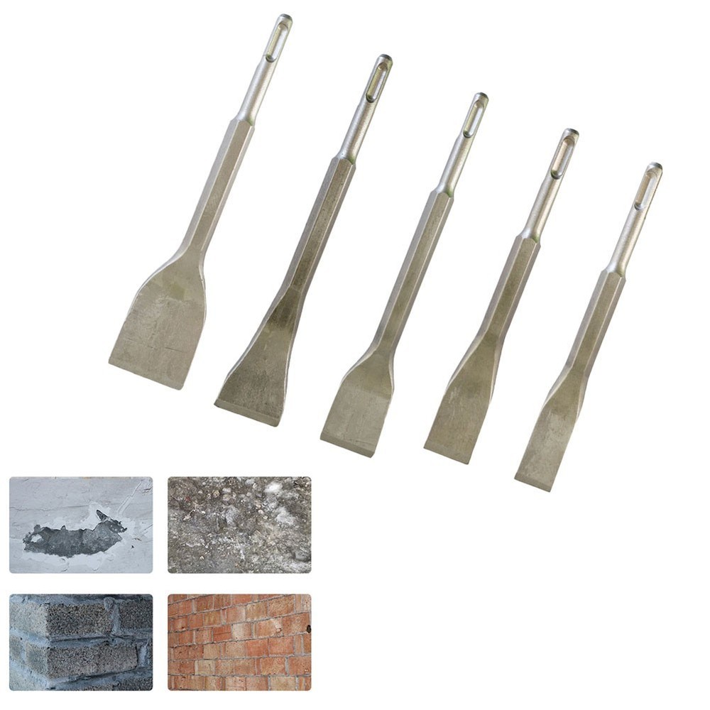 High Performance Chisel Bits with Round Handle Shank 45# Carbon Steel