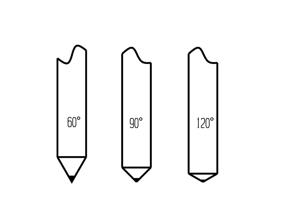 RDZ, 1/8" - 60°,90° & 120° Replacement Set for CNC Drag Engraving