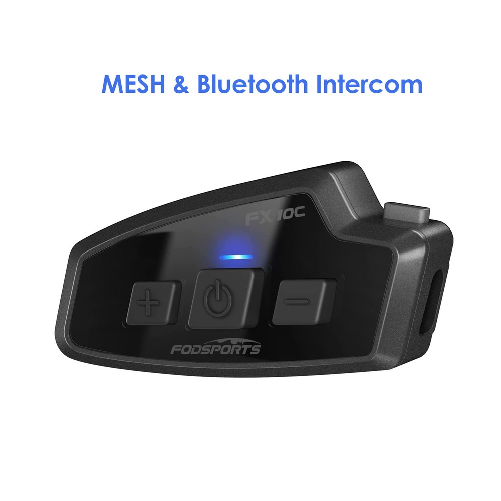 FX10C Motorcycle Intercom 32 Riders Communication Mesh Bluetooth Helmet Headset