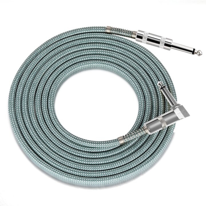 10ft Braided Wire 6.35mm Shielded Audio Cable Special Extension Cable For Guitar
