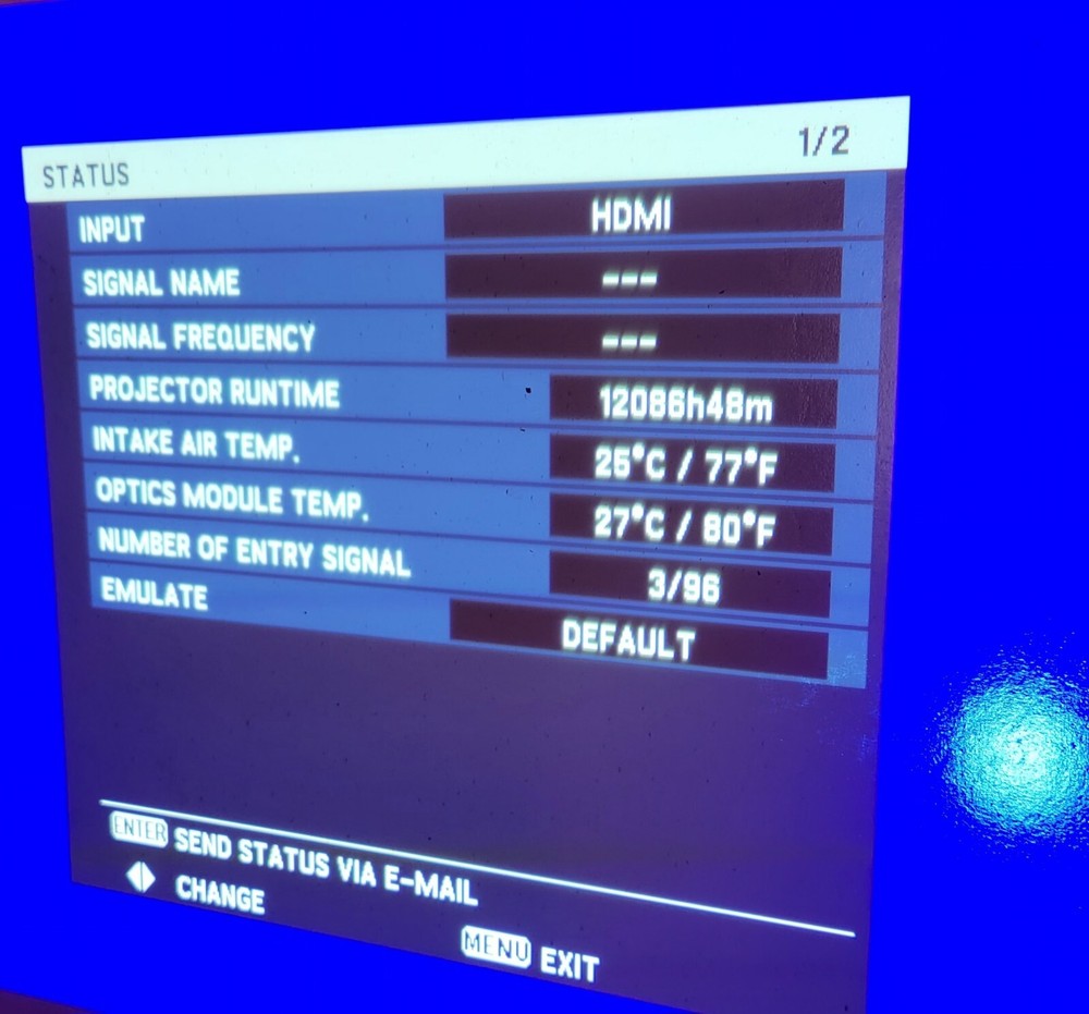 Panasonic DLP Projector PT-RZ370 - WORKS GREAT!!