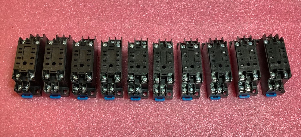 Lot Of 10 DYF08A Relay Socket Base