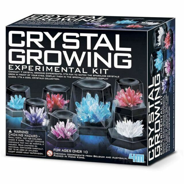 4M Crystal Growing Science Experimental Kit - 7 Crystal New Homeschool Learning
