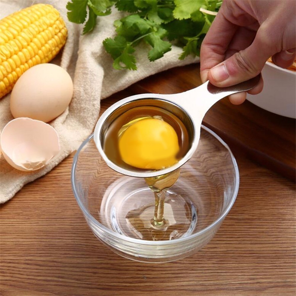 Egg Separator Stainless Steel for Separating Eggs Without Mess 13x20x4cm