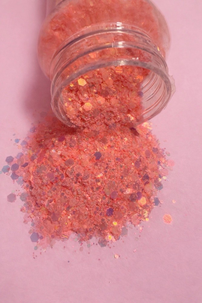 Mood Customs Pastel Glow Collection Glow Glitter Multicolor