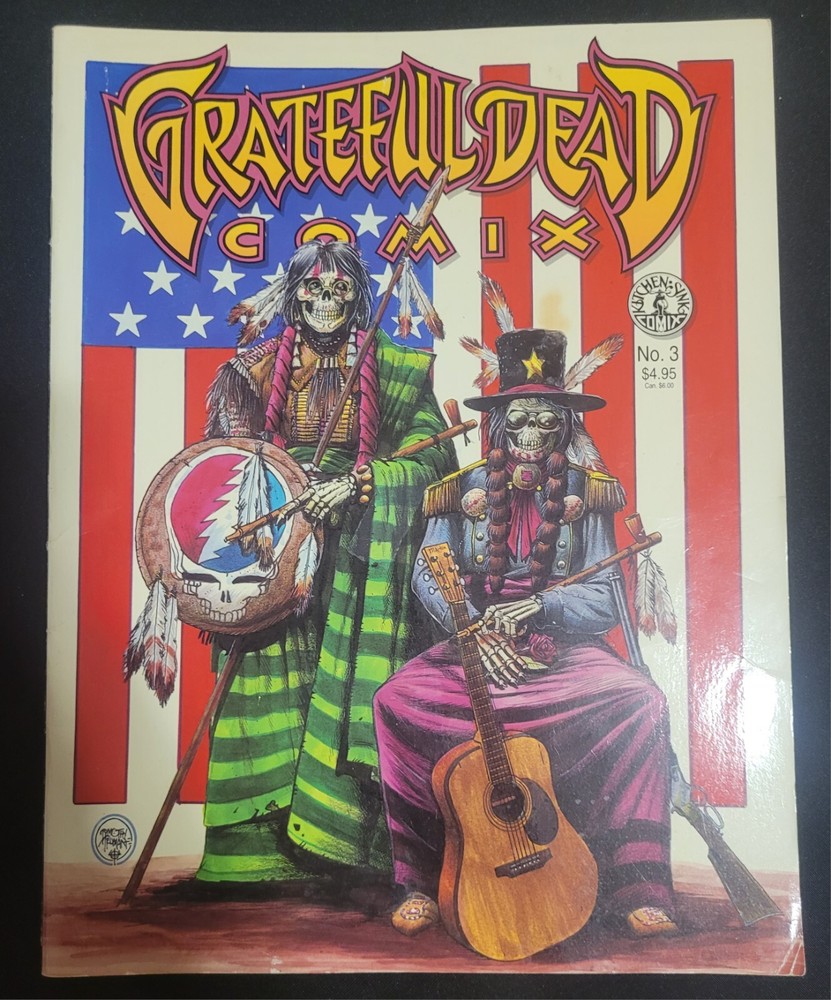 Vintage 1990s Grateful Dead comix 3 Comic Book