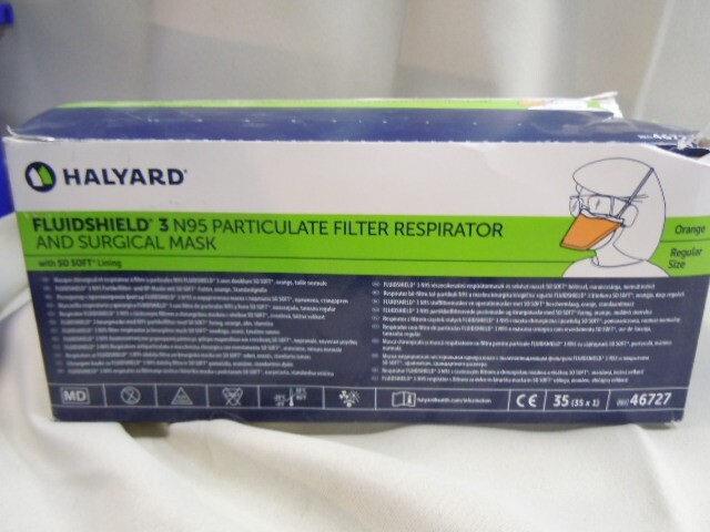 Halyard FluidShield Procedure Masks 2 - 35 pc boxes