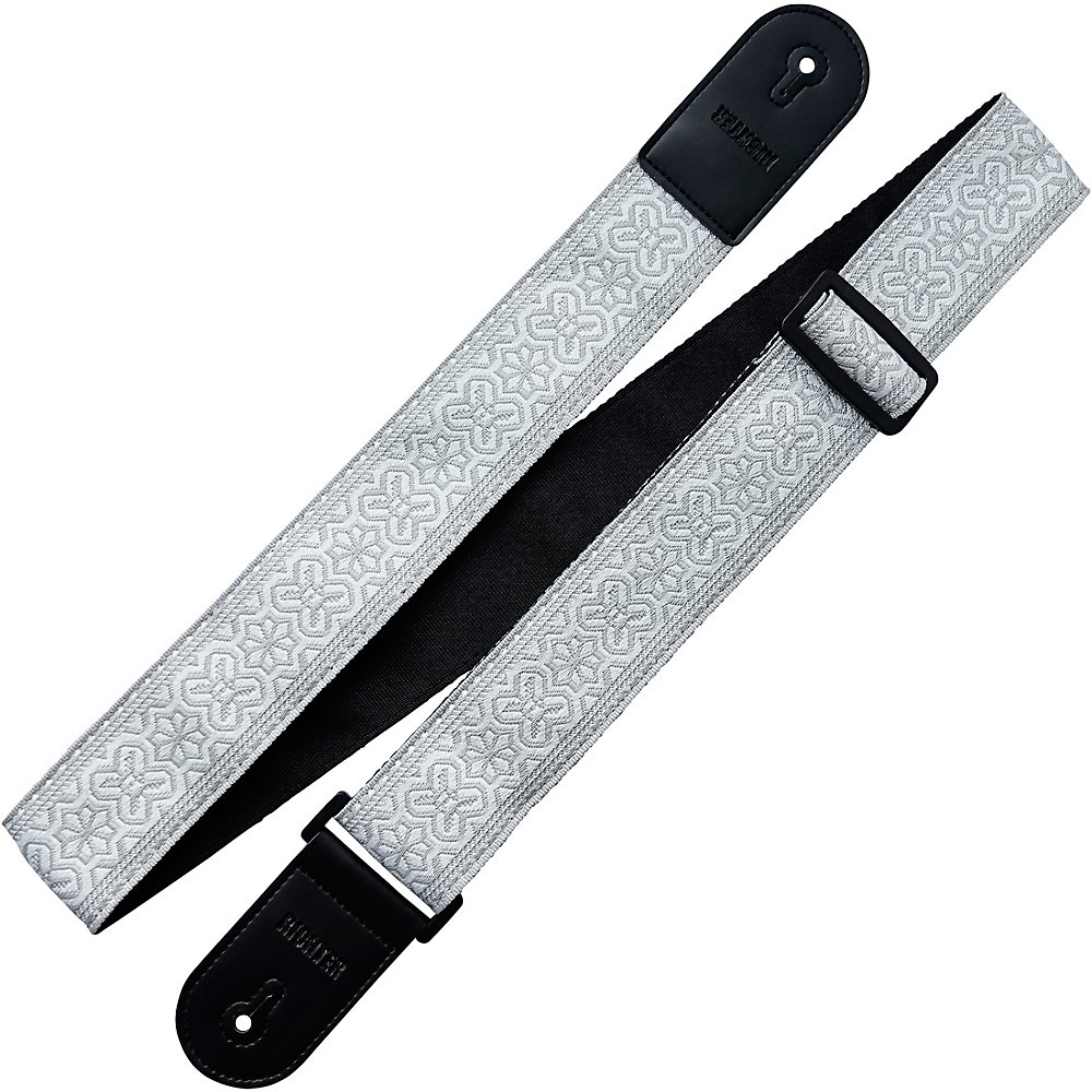 RICHTER Retro Guitar Strap Silver