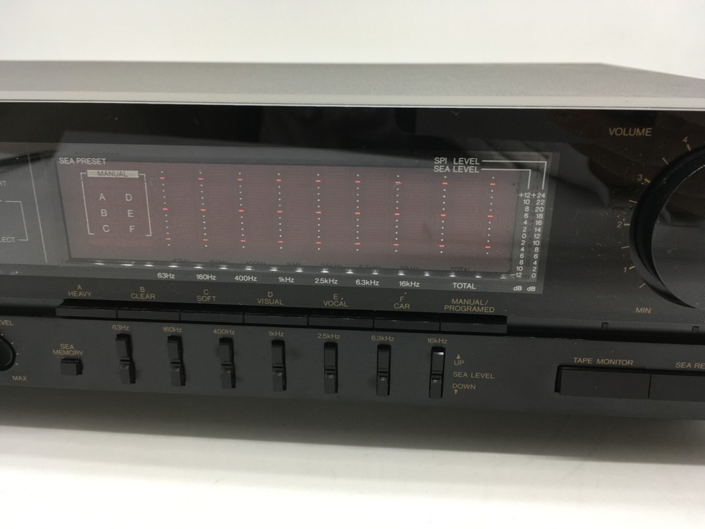 VICTOR SEA-M770 Graphic Equalizer Spectrum Analyzer Black Working Tested