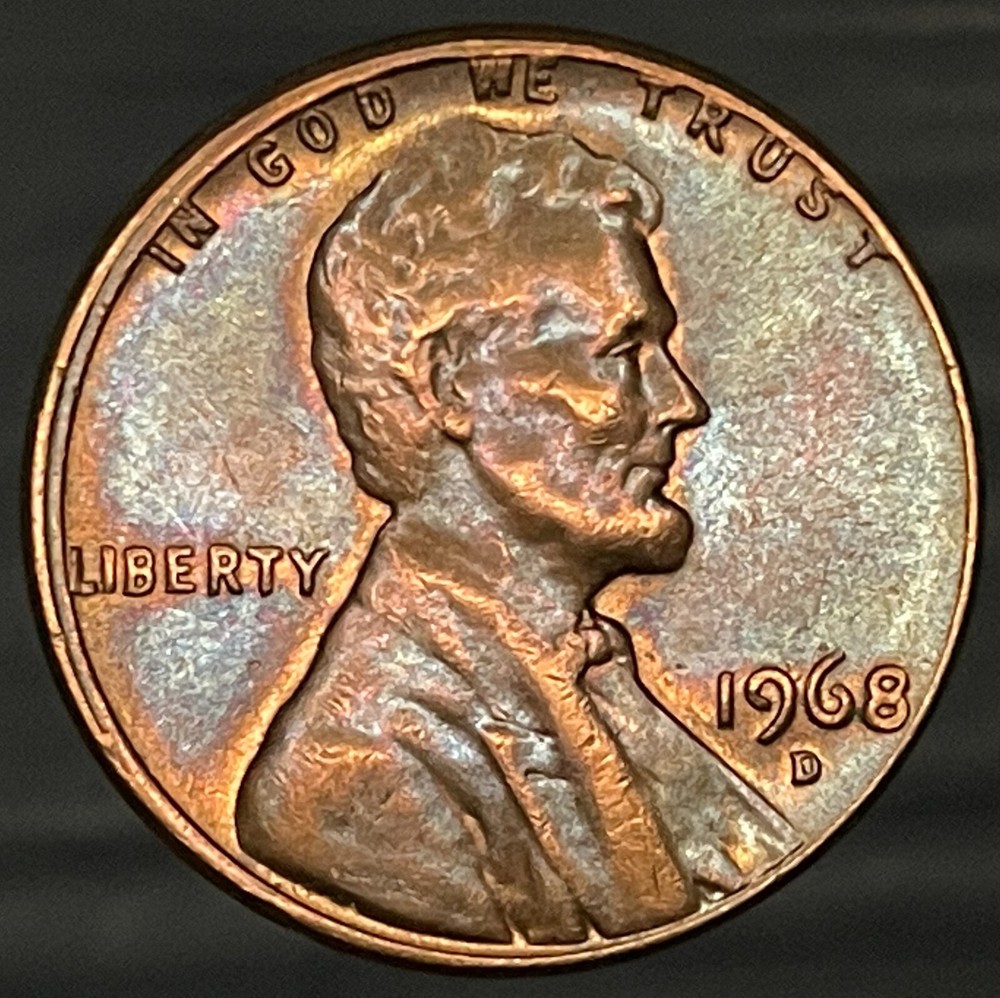 1968~D 1 CENT DDO/DDR + OFF CENTER