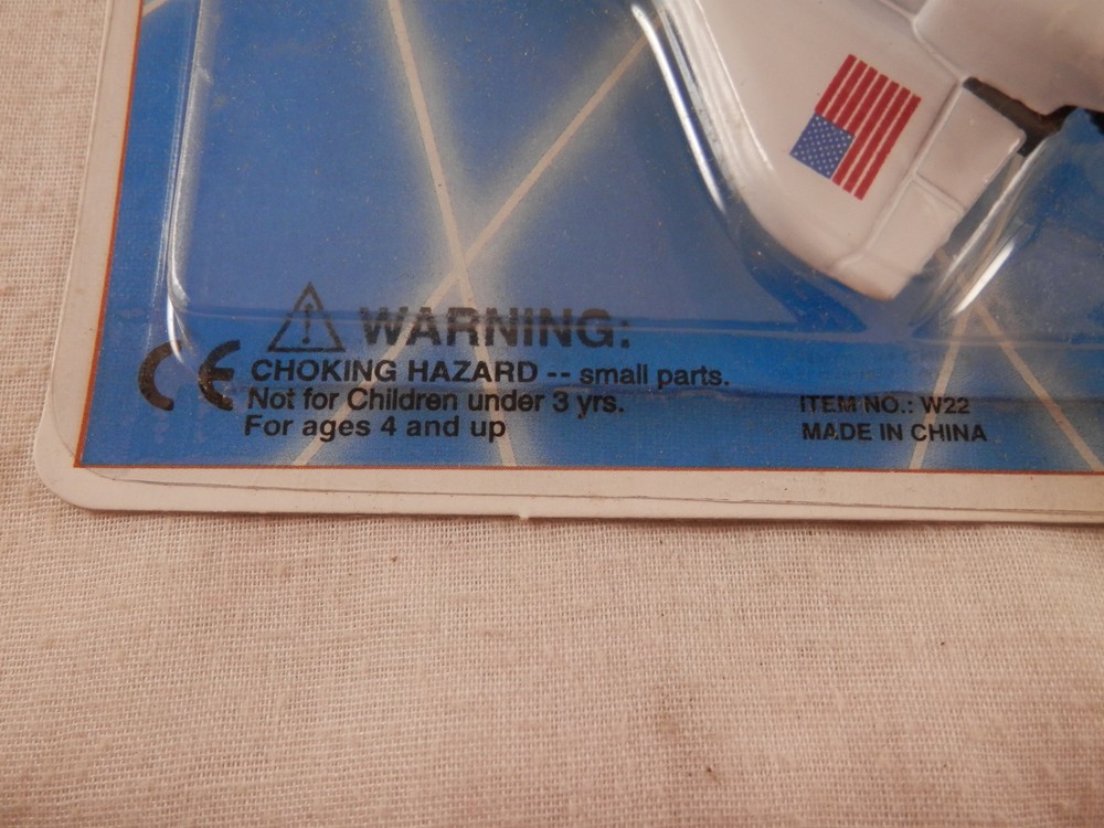 USA Space Shuttle die cast metal pull back 4" 2 pieces