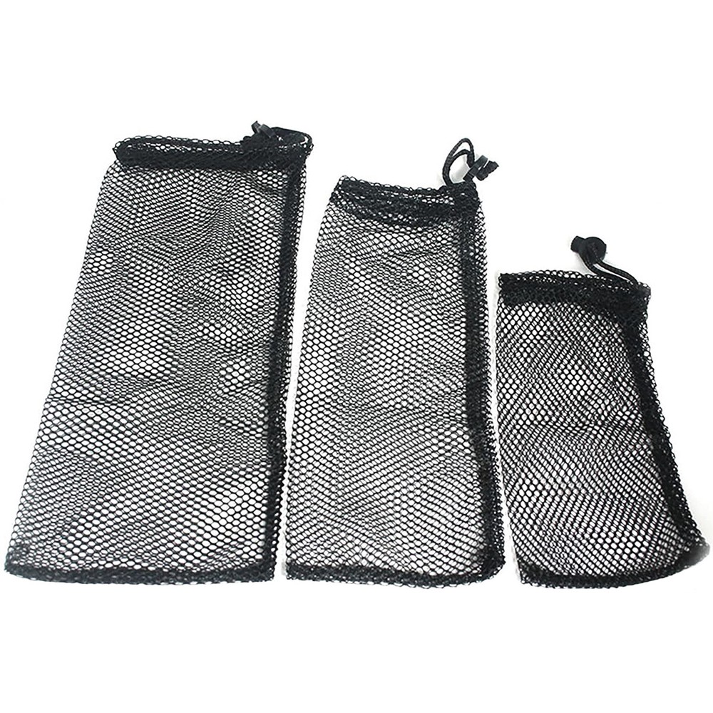 Coghlan's Three Piece Mesh Ditty Bag Set, Drawstring Closure with Cord-Lock