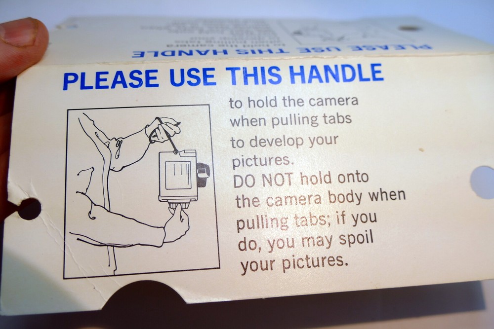 Polaroid card guide how to remove film