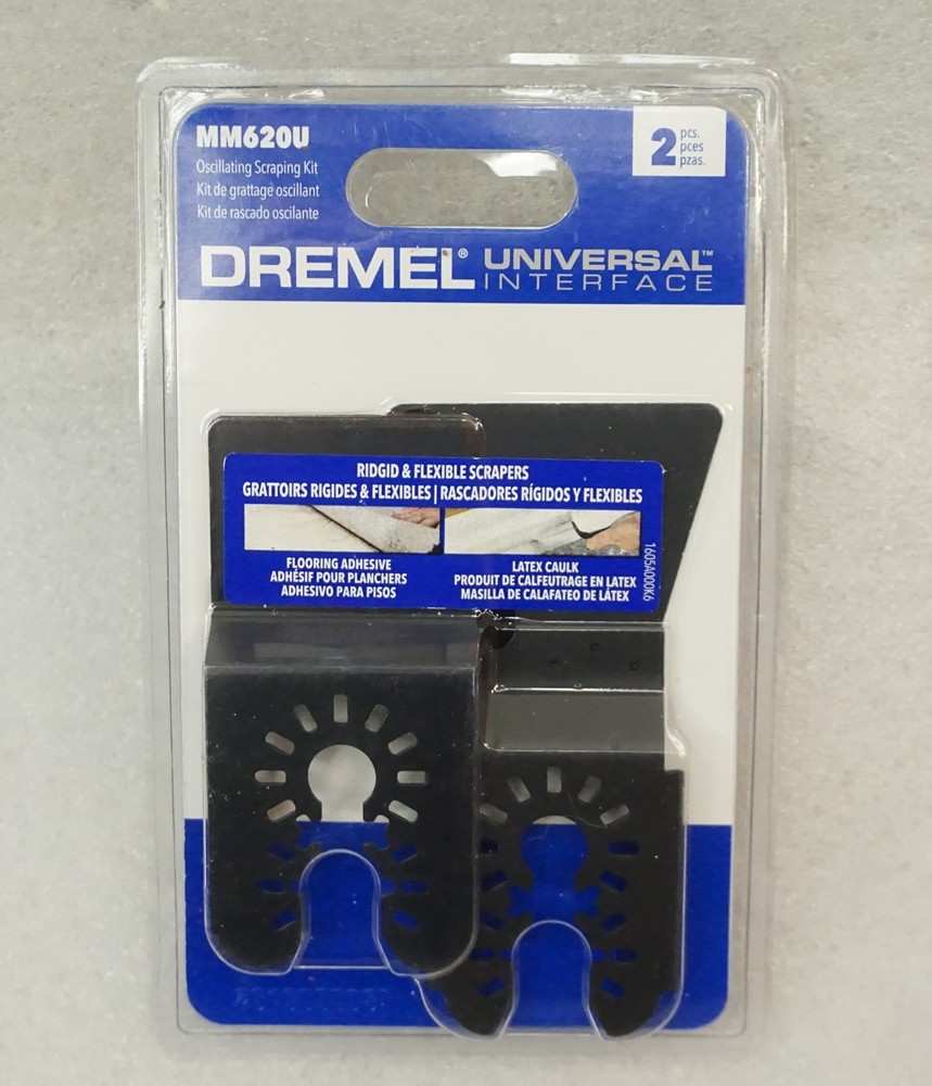 Dremel MM620U Oscillating Scraping Kit - Universal Interface 2-Piece Set