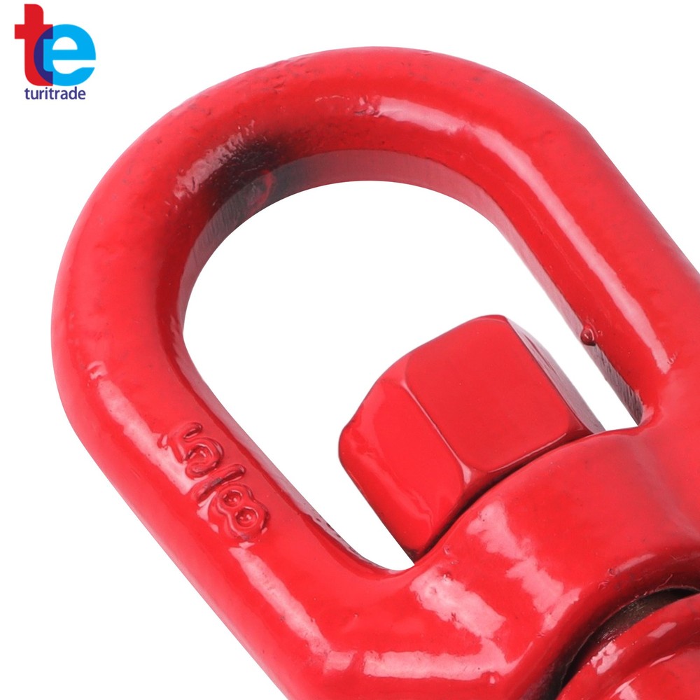 3 Ton 5/8" Locking Swivel Hook Grade 80 Lifting Hook Rigging with Latch