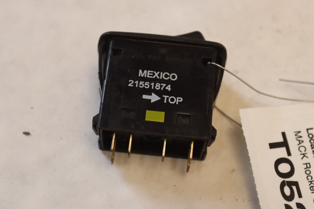 2013-2018 MACK CXU613 DISABLE ROCKER CONTROL SWITCH BUTTON 21551874 OEM