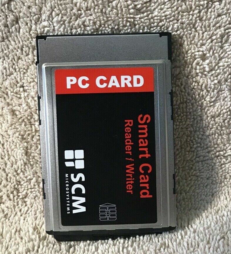 SCR243 Smart Card Reader / Writer PC Card SCM Microsystems