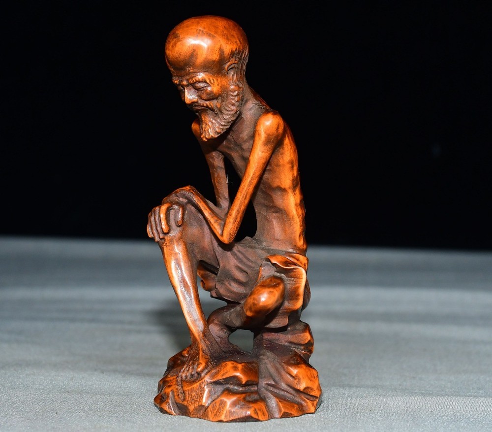 Boutique small leaved boxwood thin bone Arhat decorations