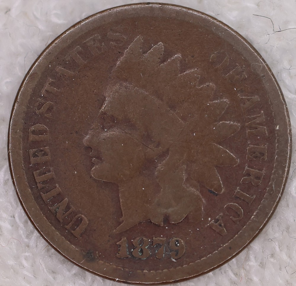Indian Head Wheat Penny 1879