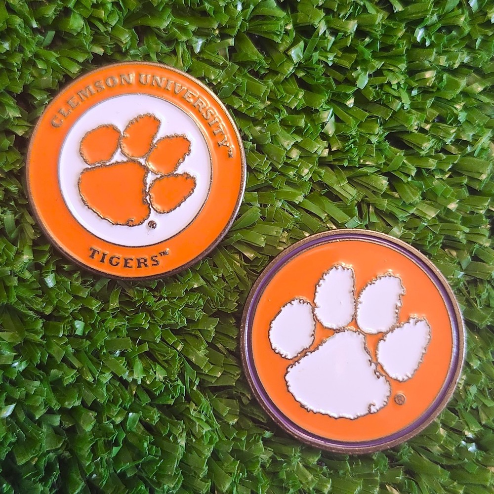 Clemson Tigers Switchblade Divot Tool 2-Sided Golf Ball Marker