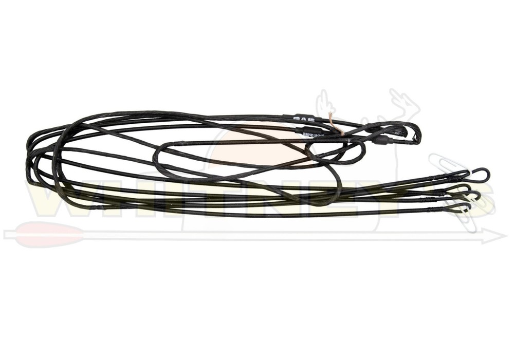 Gas Bowstrings High Octane Blackout Strings - Black - Mathews VXR 31.5