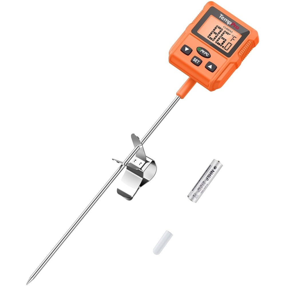 Advanced Instant Read Thermometer with Standard Pot Clip & Calibration Function