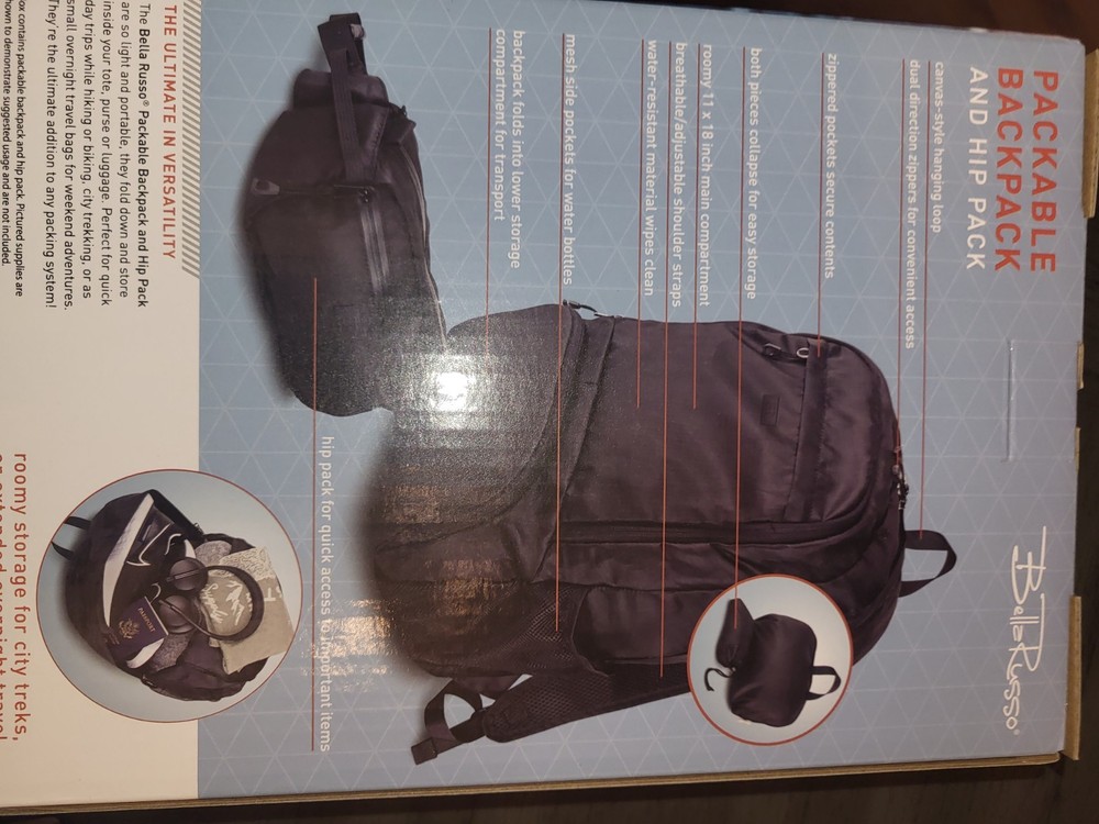 Bello Russo Packable Backpack